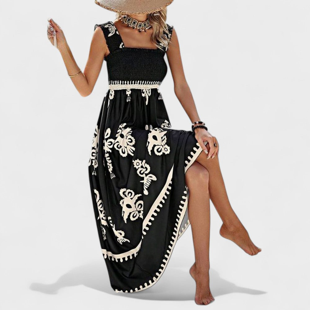 Liora | Maxi Dress with Smocked Bodice