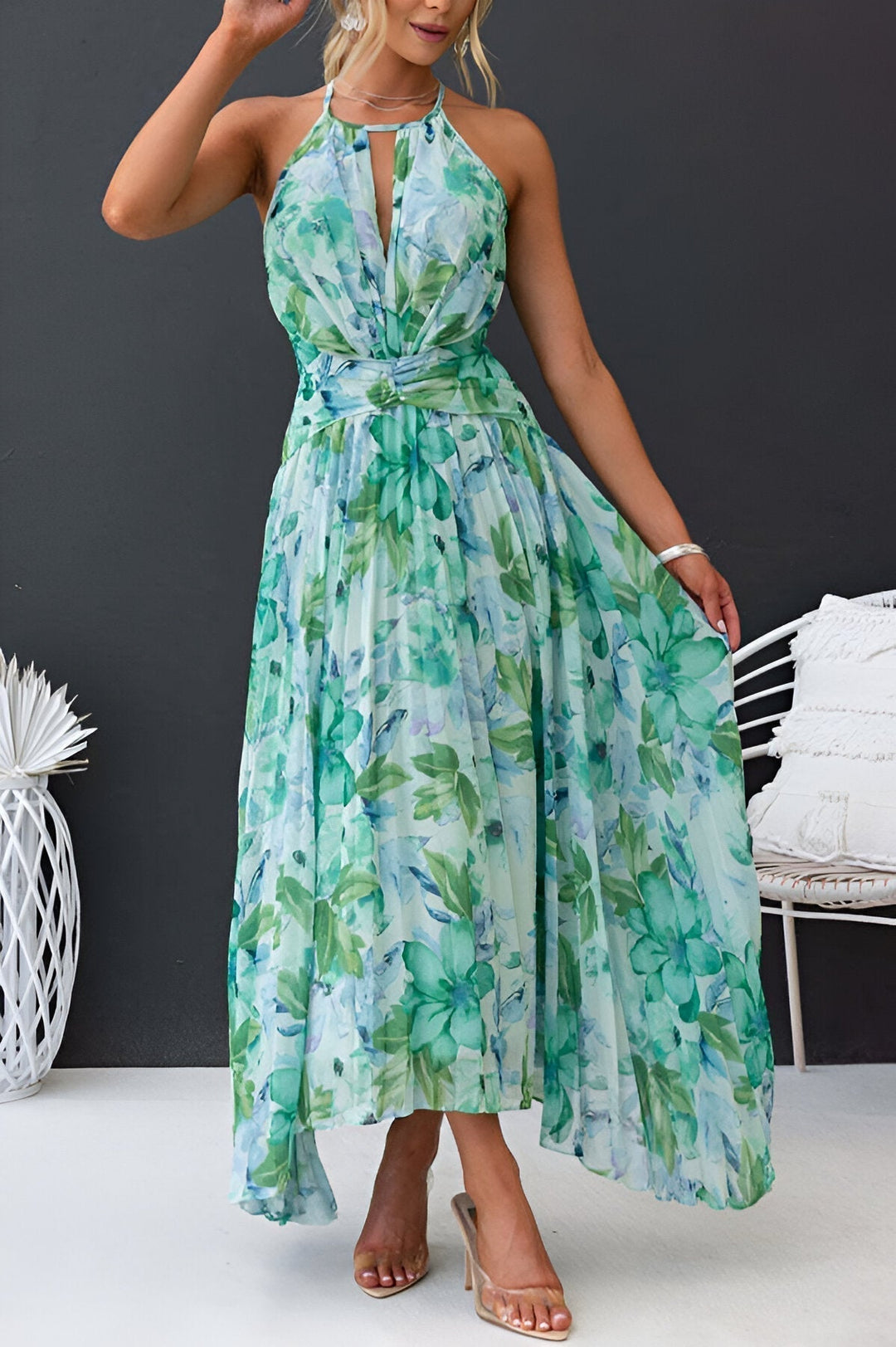 Valeria | Floating Elegance Maxi Dress