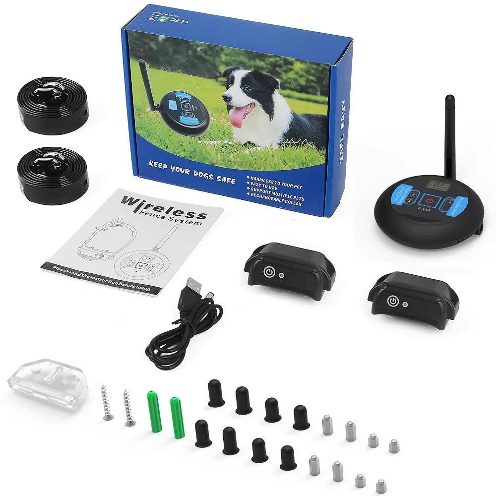 Azura | Ultimate Safety 1,574.8 feet Wireless Dog Fence System with Rechargeable, Waterproof Collar