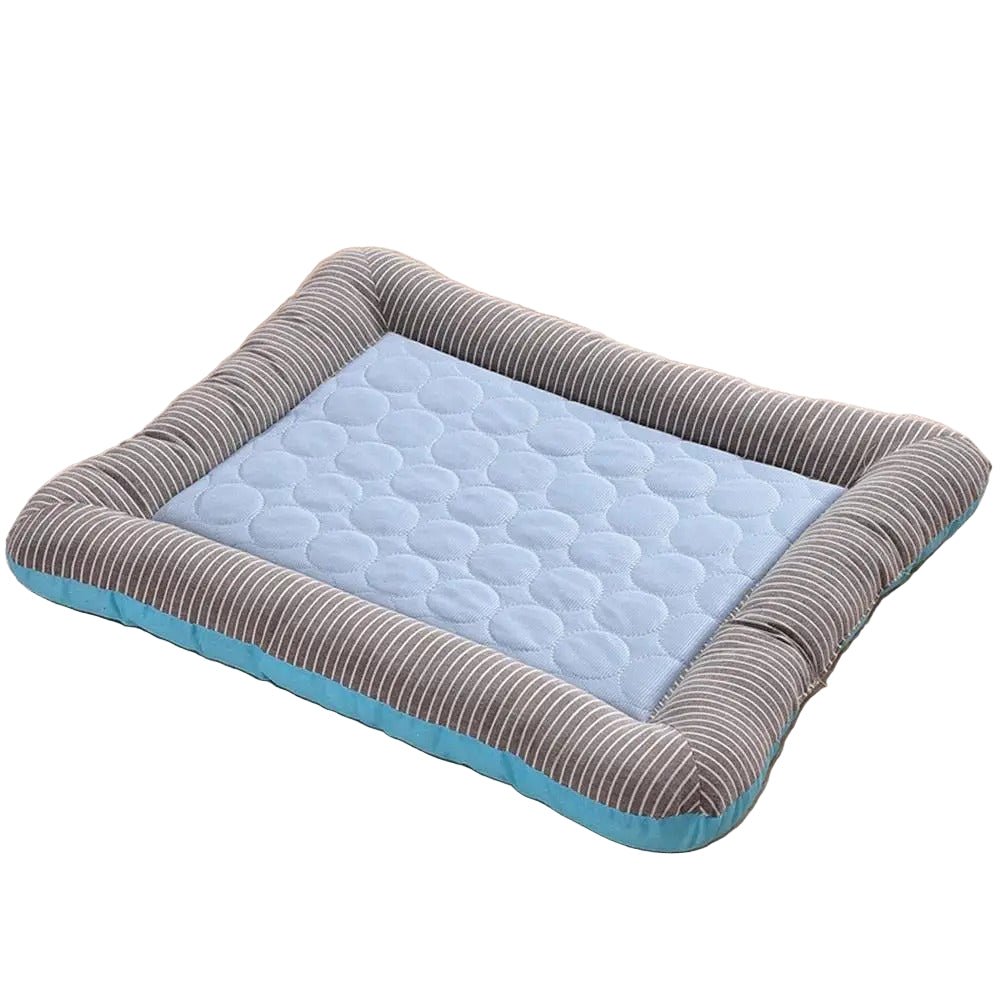 Cooling mat for pets with raised padded edge | Azura