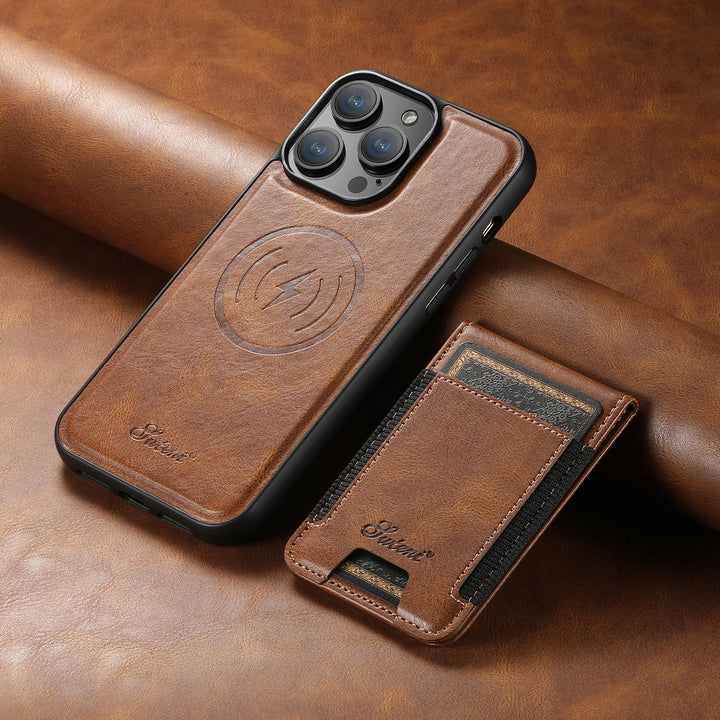 LuxLeather Case - Elegant Leather Phone Case with MagSafe Azura