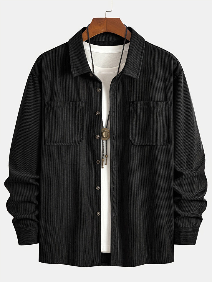 Bryce | Ribbed Textured Overshirt