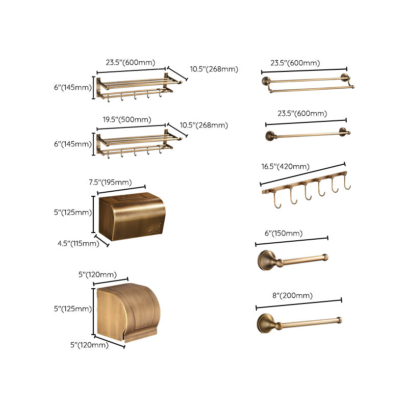 Azura | Vintage Bronze Bathroom Set Traditional Bathroom Accessories as Individual Piece or as Set