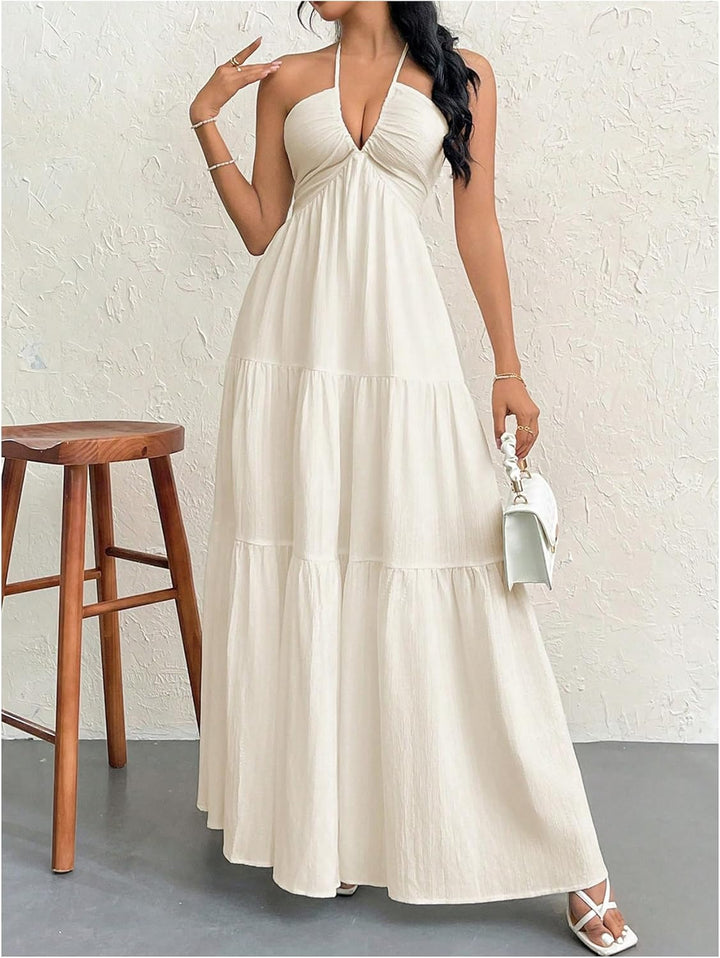 Elegant Flowing Maxi Dress - Flattering and Comfortable Cut