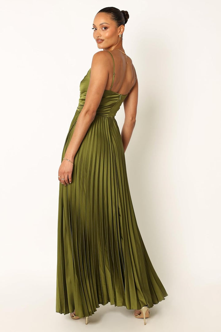 GRANT – FORMAL PLEATED MIDI DRESS