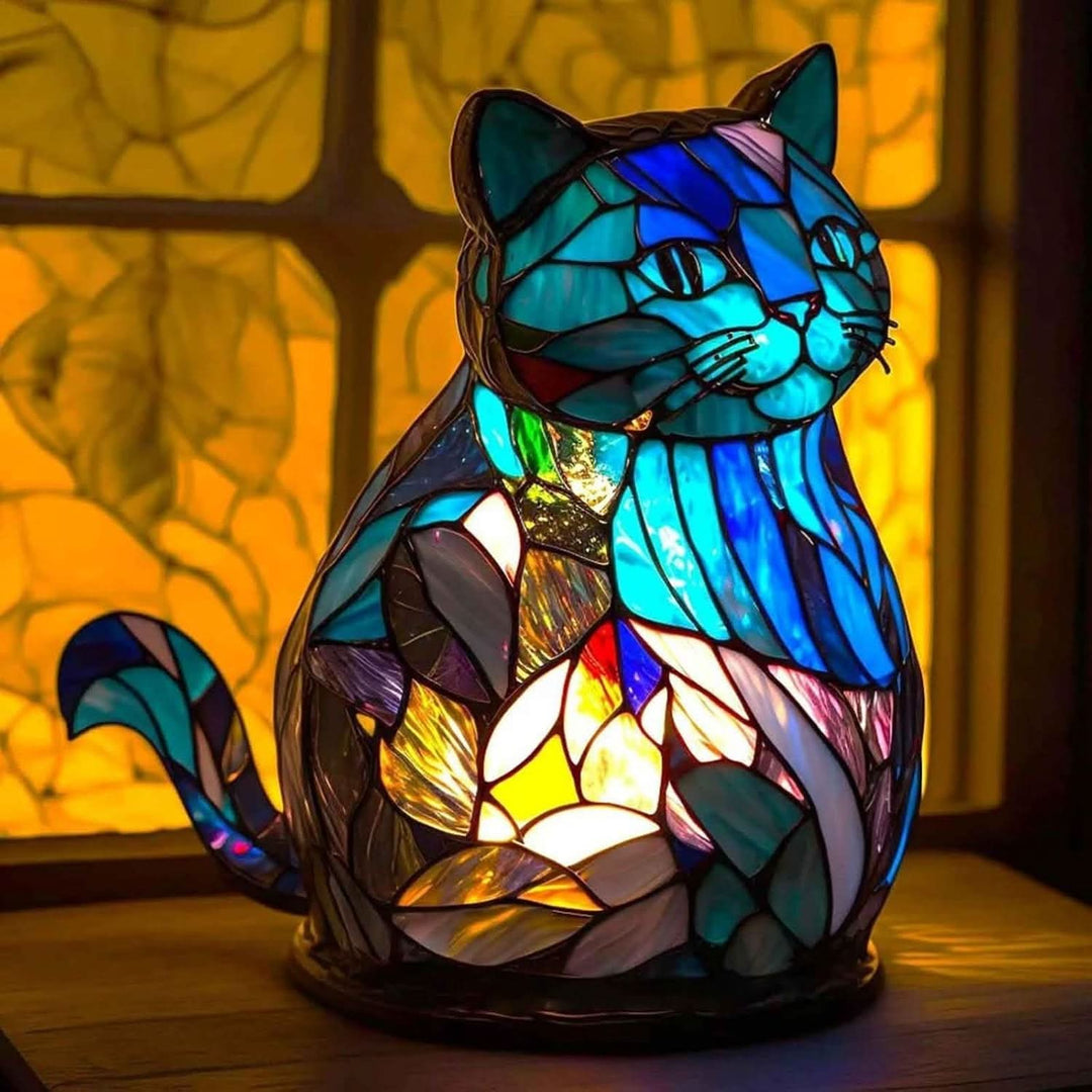 BowLift | LED Dog Table Lamp – Modern Resin Design