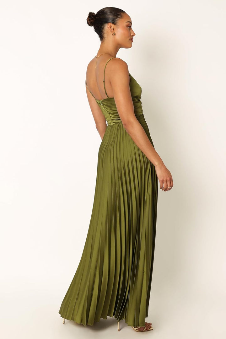 GRANT – FORMAL PLEATED MIDI DRESS