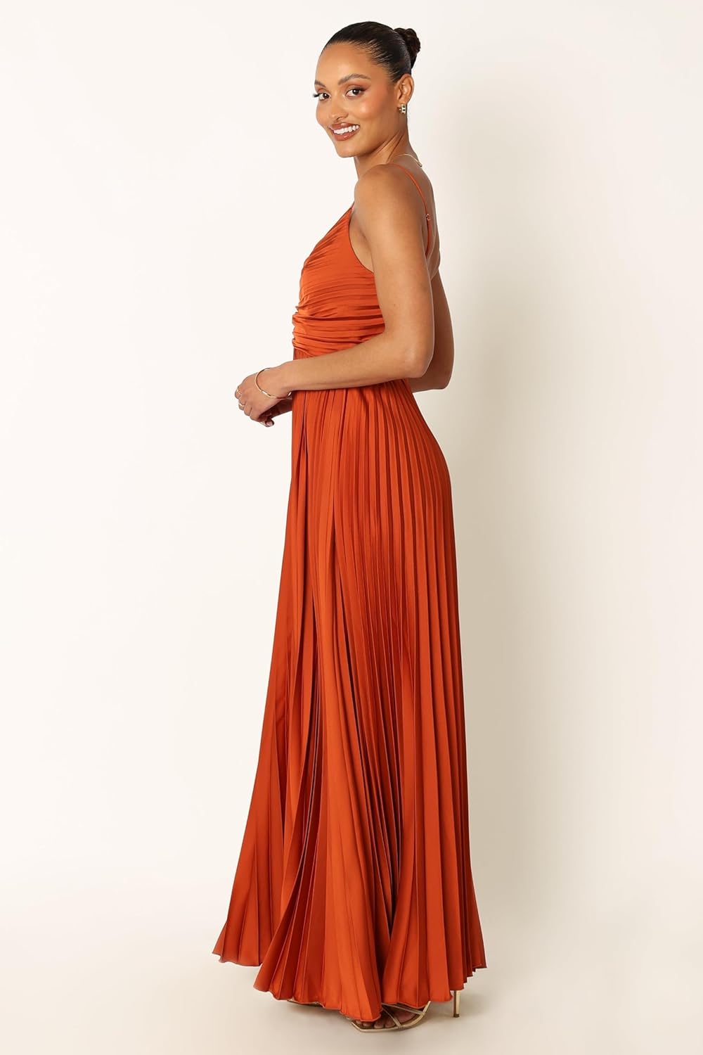 GRANT – FORMAL PLEATED MIDI DRESS