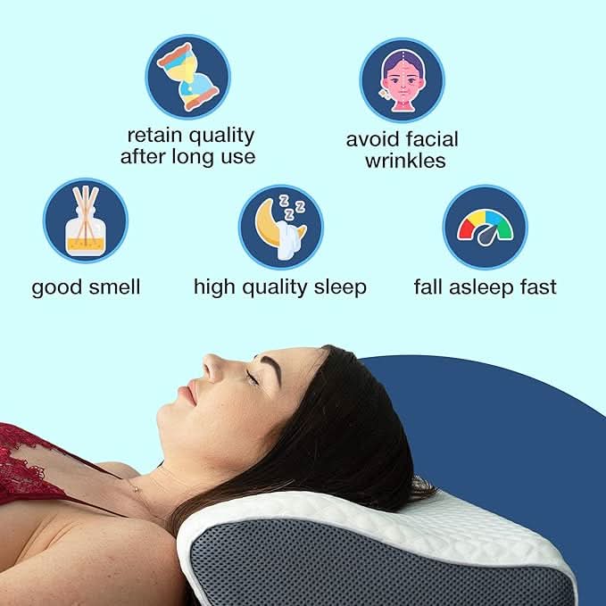 BowLift | snoring pillow - Ergonomic & comfortable for a restful night