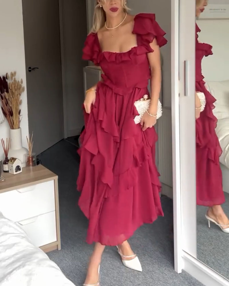 Margarette - Ruffled Dress