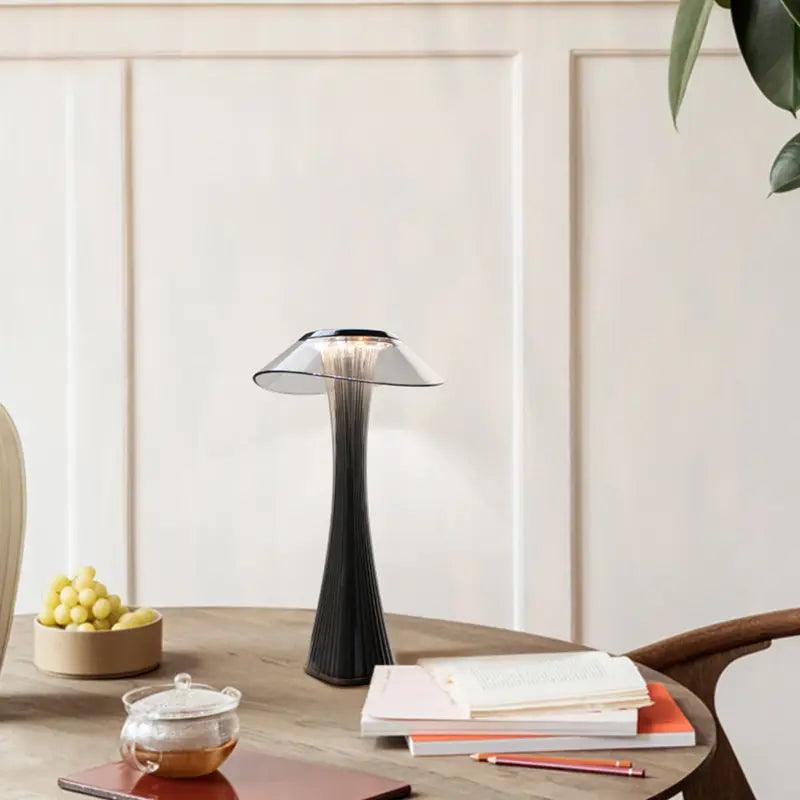 BowLift | SteelShine - Rustic Table Lamp