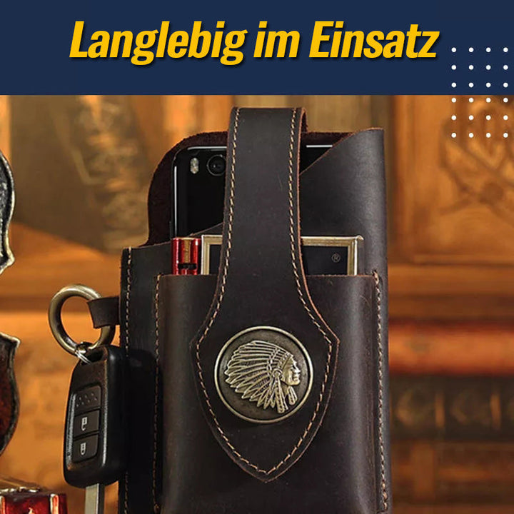 Azura | Multifunctional leather phone case