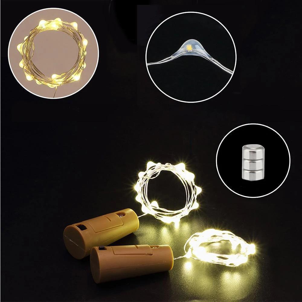 BowLift | LED Wine Bottle Lamps Cork Night Light DIY Decoration Lift - 5/10 PCS