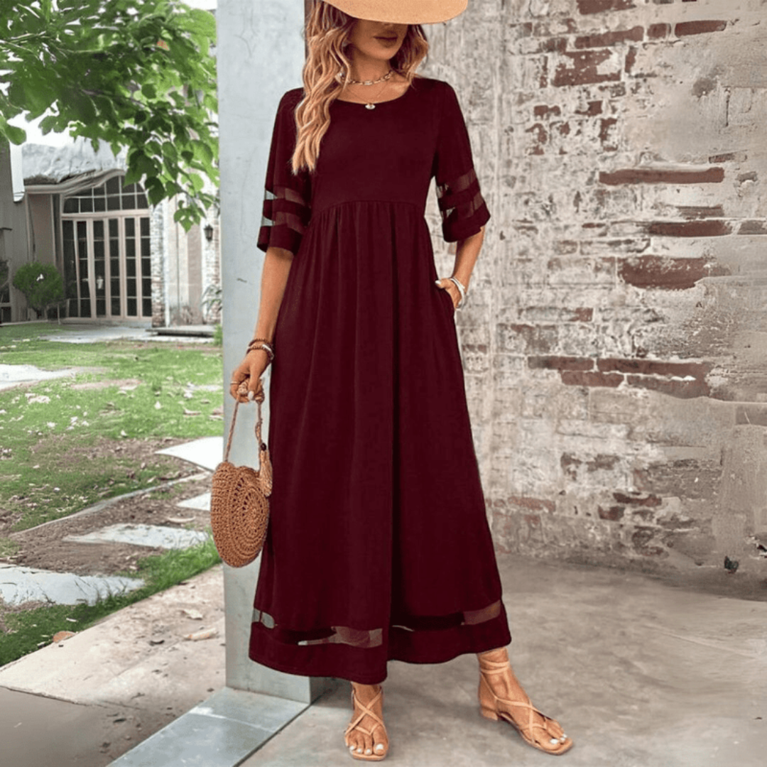 Zora | Classic Elegant Maxi Dress