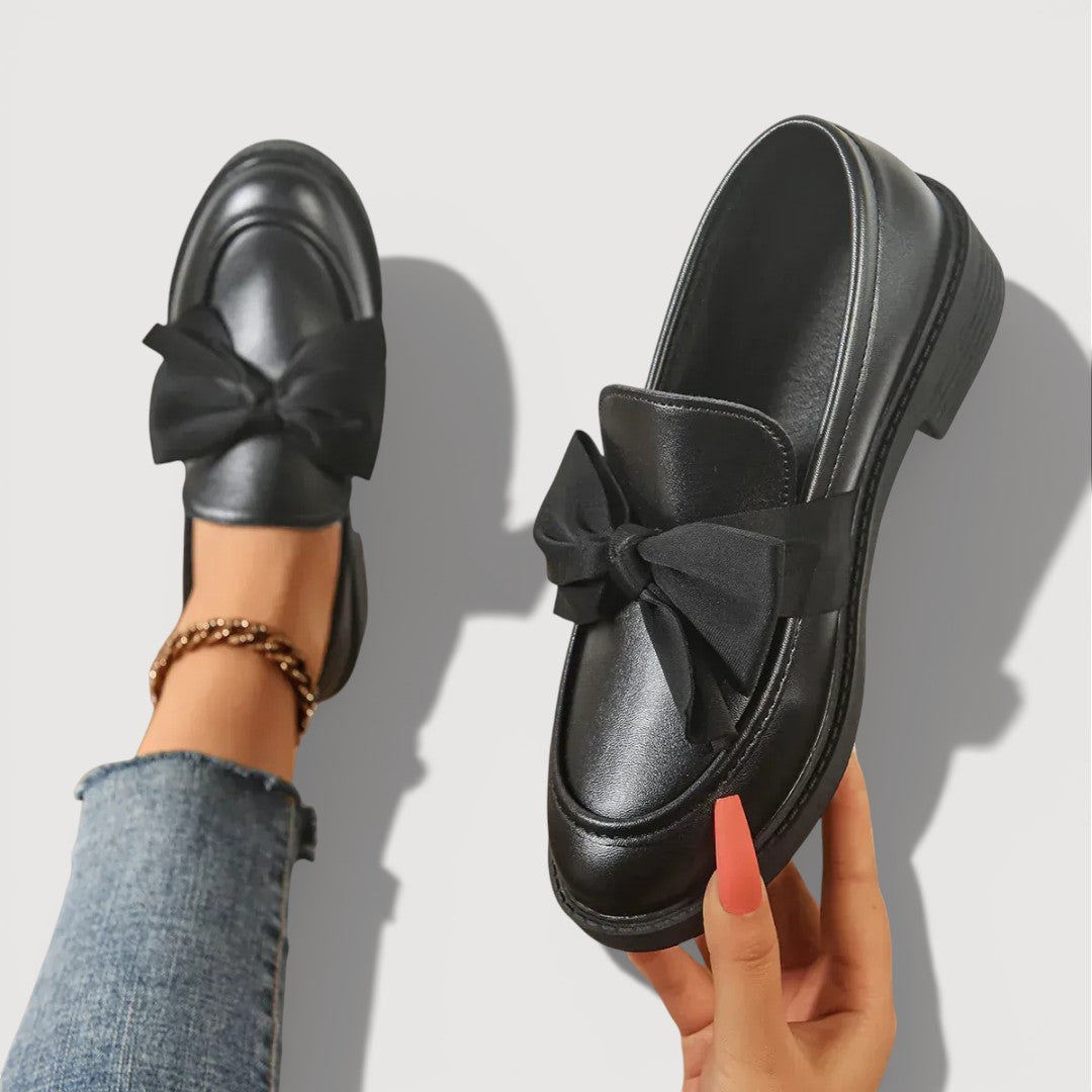 MAERYL – BOW DETAIL LOAFERS