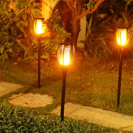 BowLift | Solar-Tiki-Torches | Solar-Torch Light with Flickering Flame