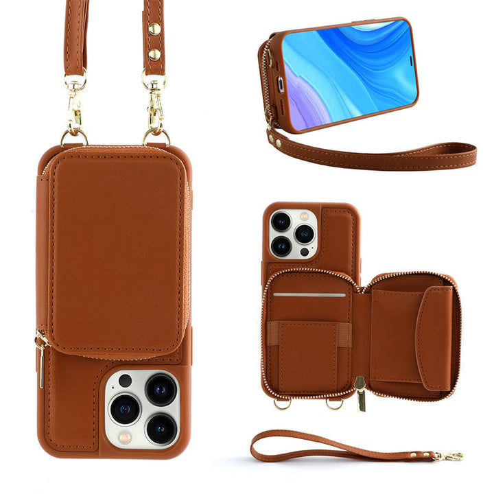Azura | Phone case with wallet & sling, crossbody handbag