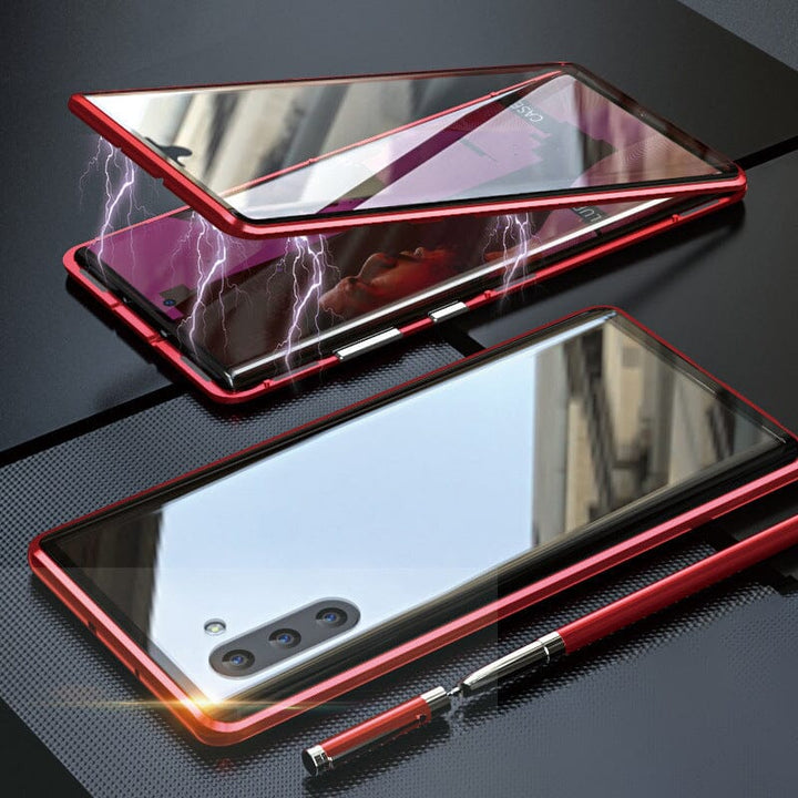 Azura | Samsung magnetic tempered glass double-sided phone case