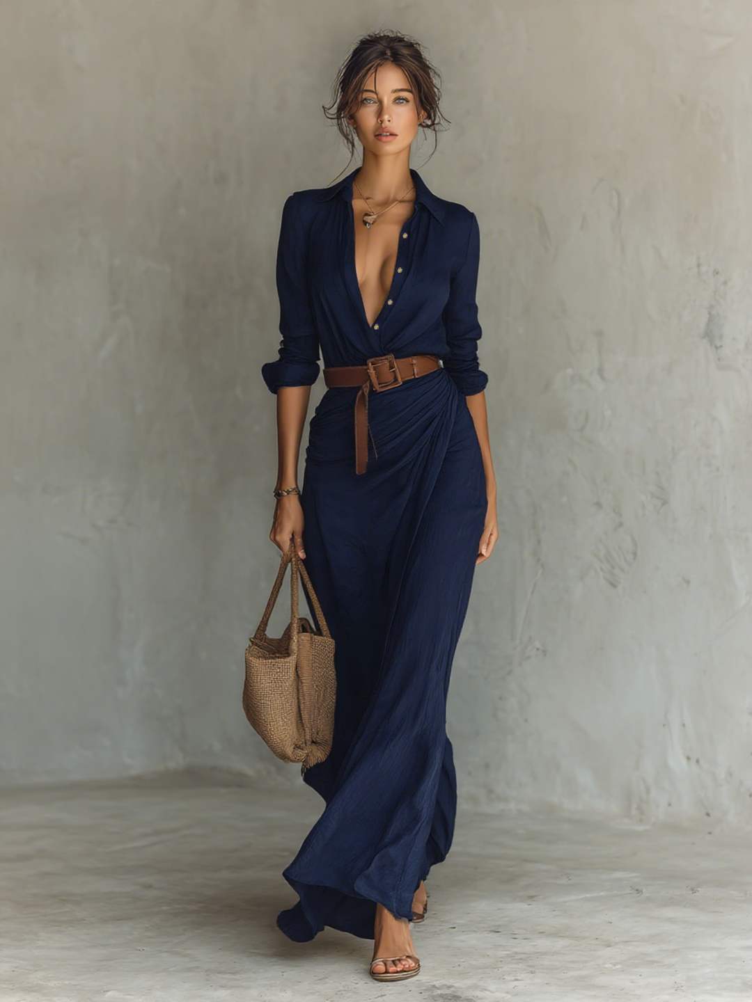 Aria - Long Sleeve Maxi Dress