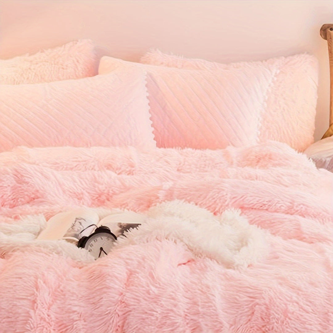 BowLift | Three-Piece Velvet Bedding Set with Velvet Finish