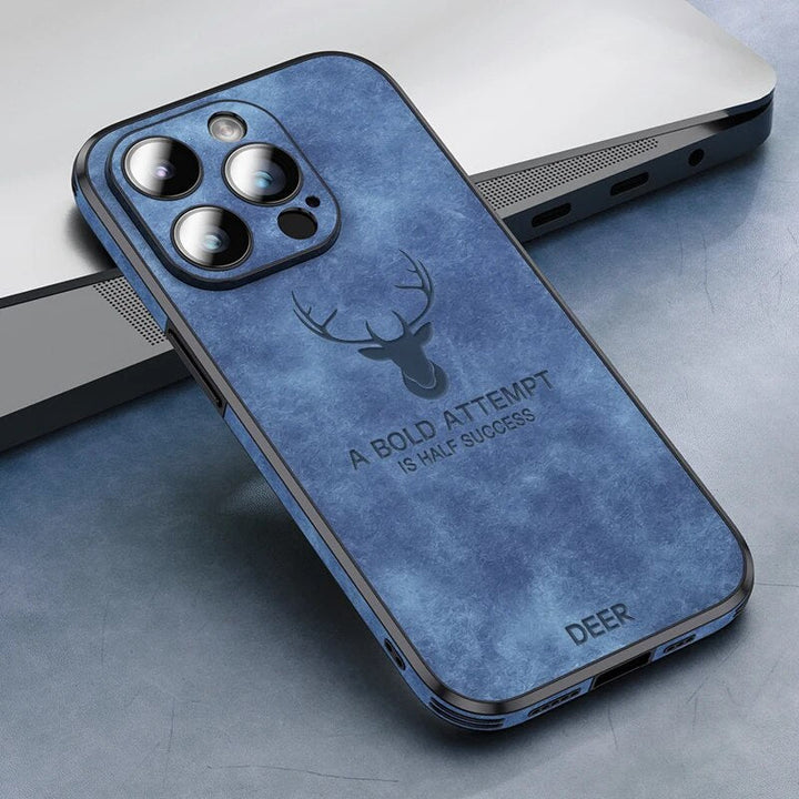 Azura | Deer - Luxury Leather iPhone Case with Stylish Design and Shockproof Protection