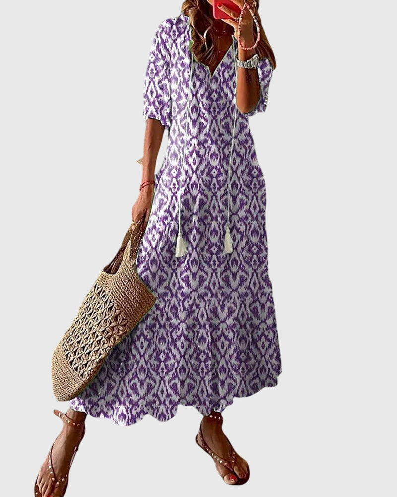 Amalia | Boho Vintage Summer Dress