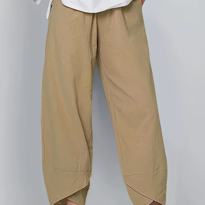 Glenda – Asymmetric Crop Pants
