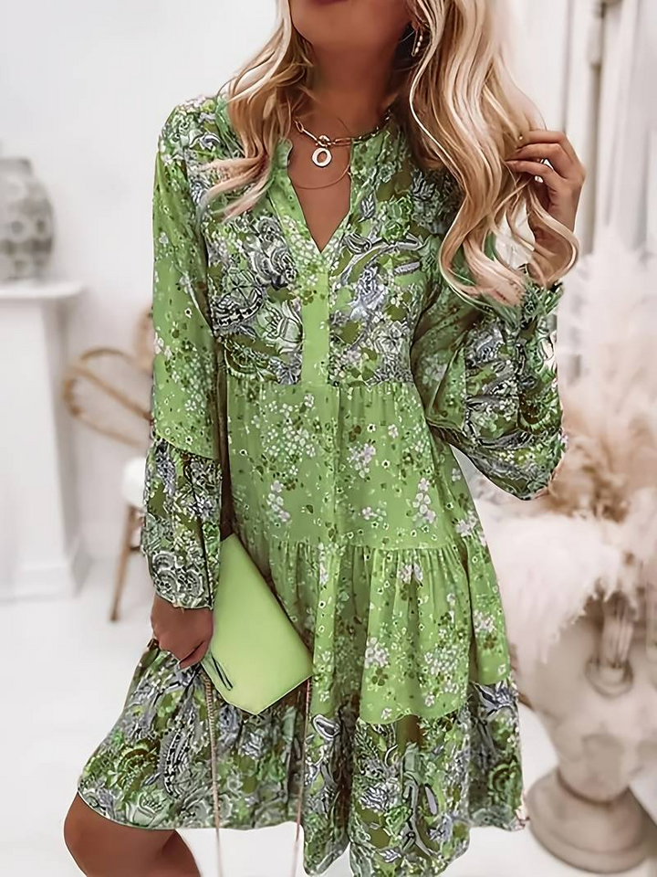 Danika | Printed Boho Dress