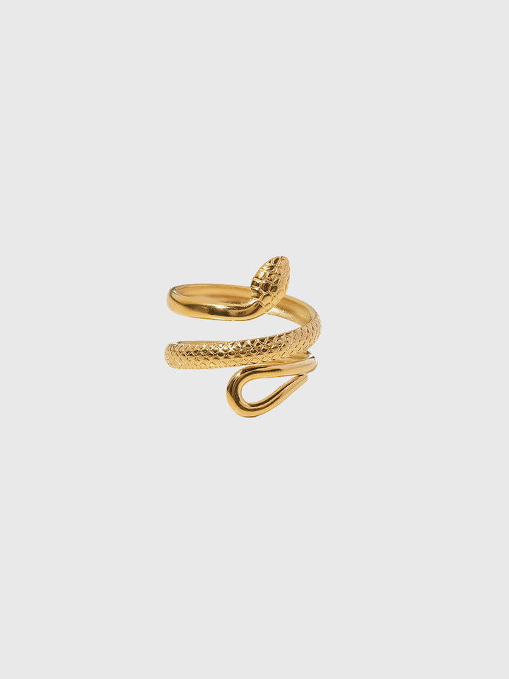 Aubrey | Adjustable Snake-Shaped Ring