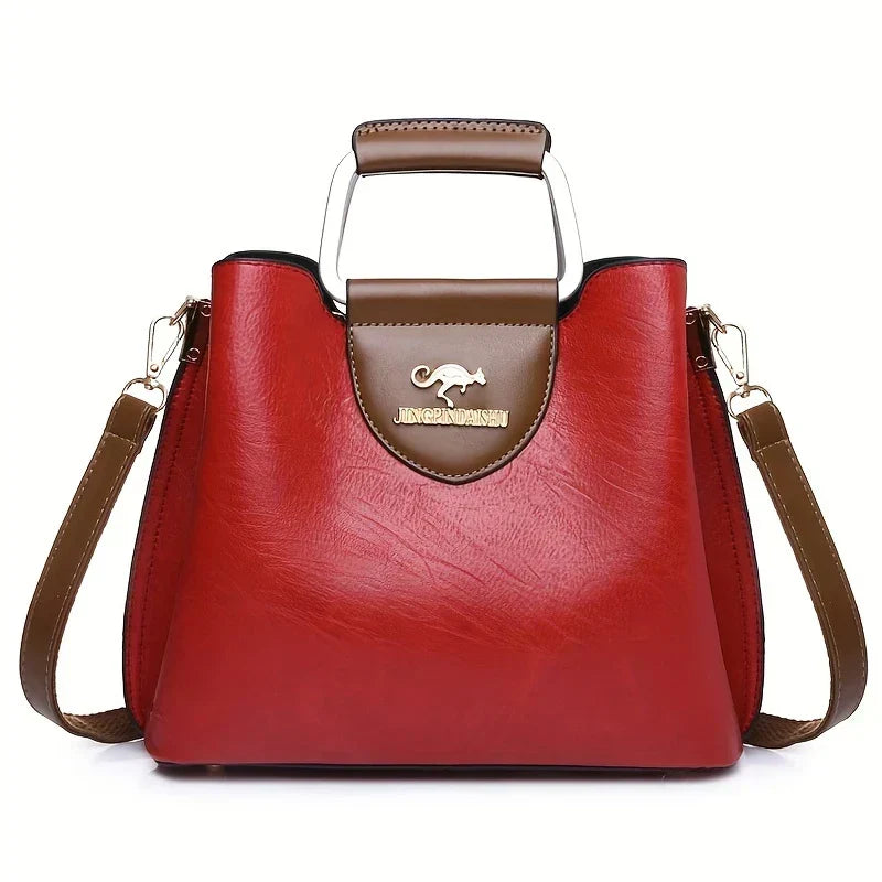 Isabella - Chic Leather Bucket Bag