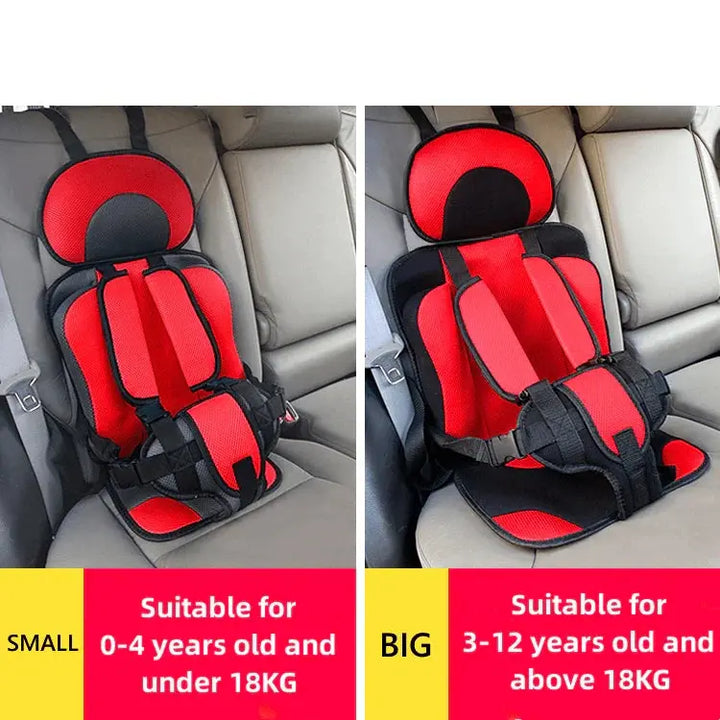 Azura | Portable Child Travel Car Seat | Foldable Safety Booster with 5-Point Harness | Ages 0–12 Years