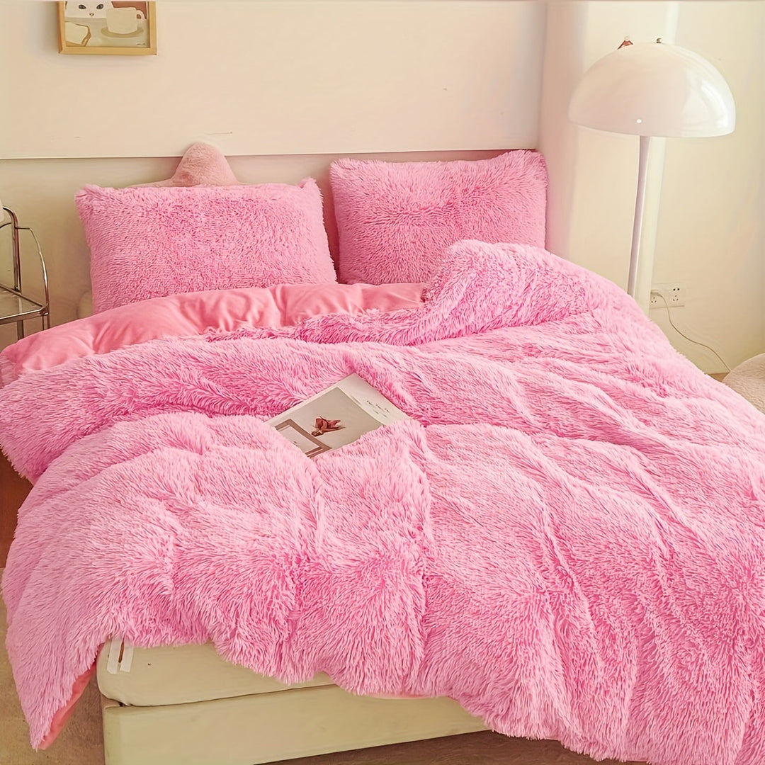 BowLift | Three-Piece Velvet Bedding Set with Velvet Finish