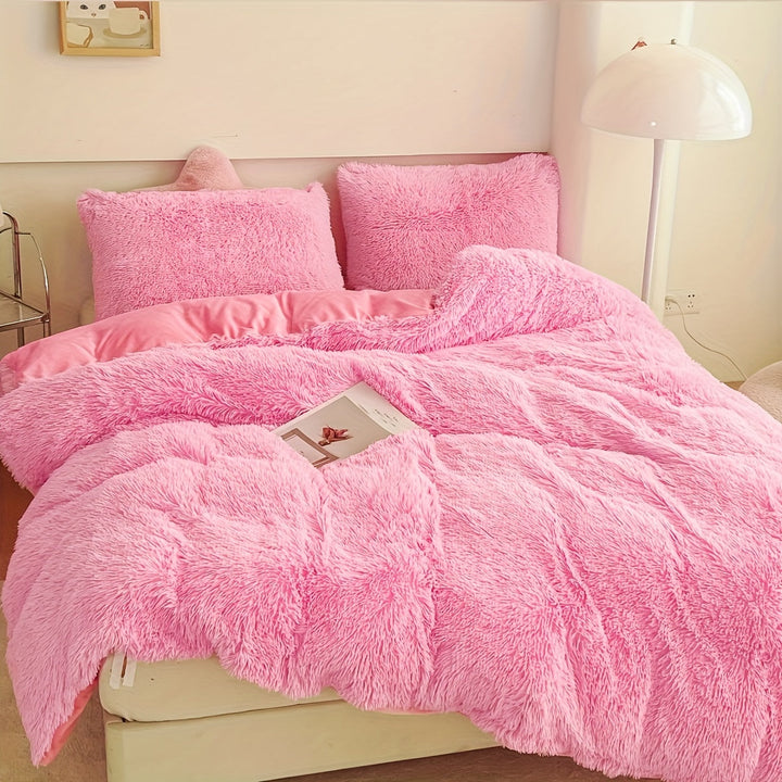 BowLift | Three-Piece Velvet Bedding Set with Velvet Finish