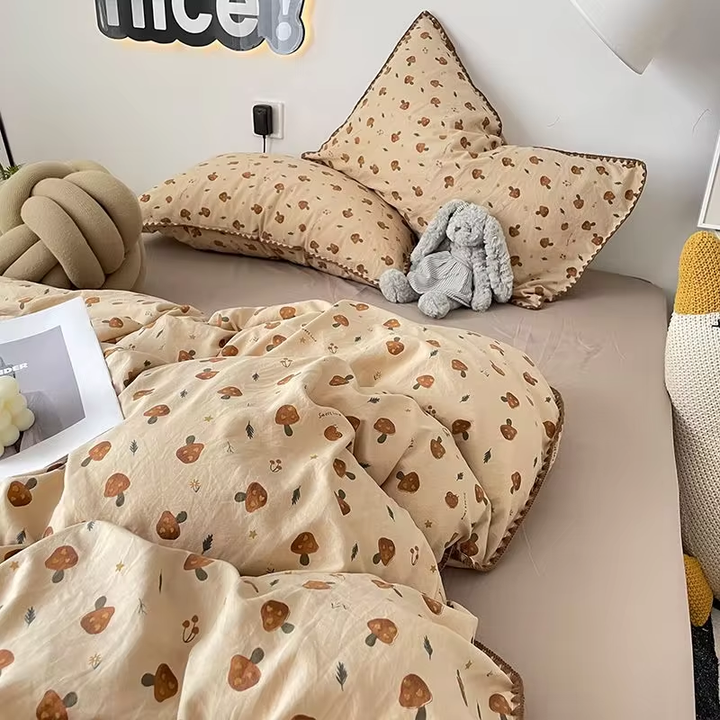 BowLift | Mushroom Bed Linen Set