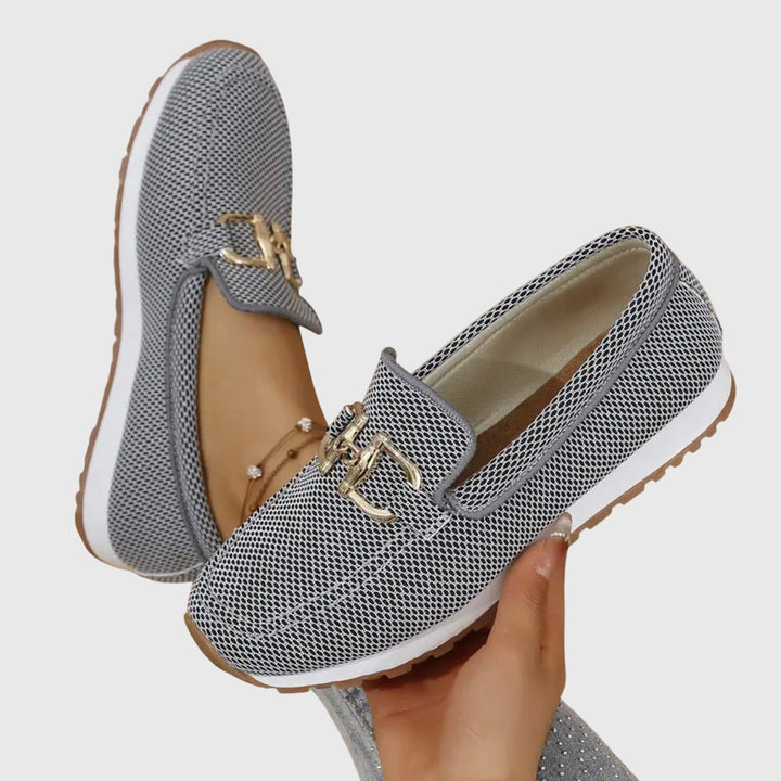 EMMA – ELEGANT TEXTURED SLIP-ON COMFORT LOAFERS