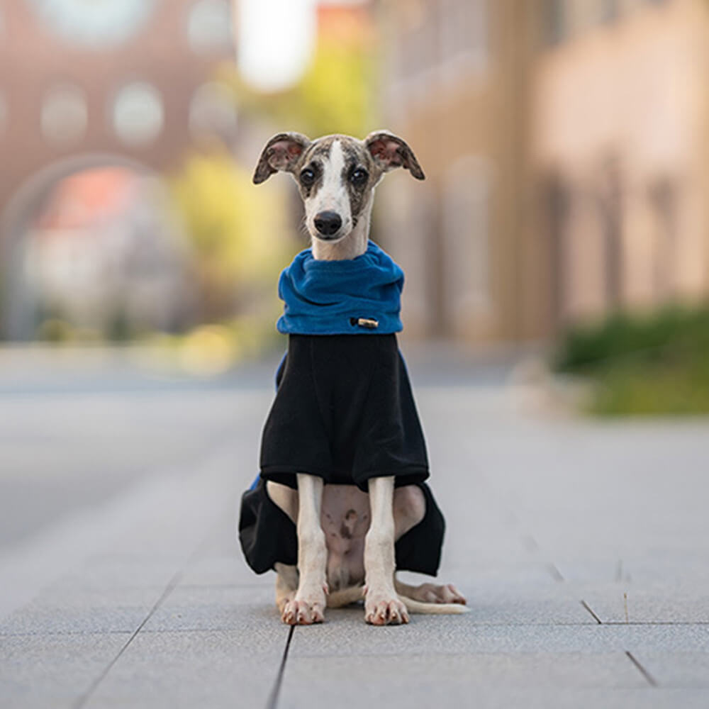 Azura | Full Protection Polar Fleece Dog Overall with Removable Collar
