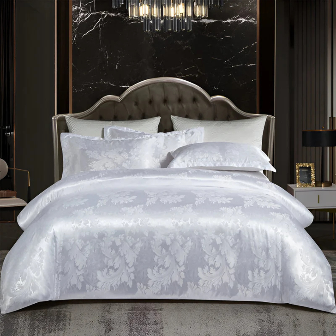 BowLift | Luxury Satin Duvet Cover with Pillowcases – Silky Soft & Breathable Bedding