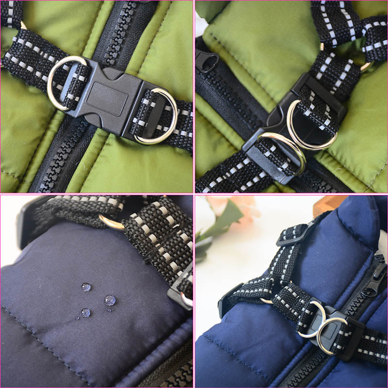 Azura | Waterproof Winter Jacket With Built-In Harness