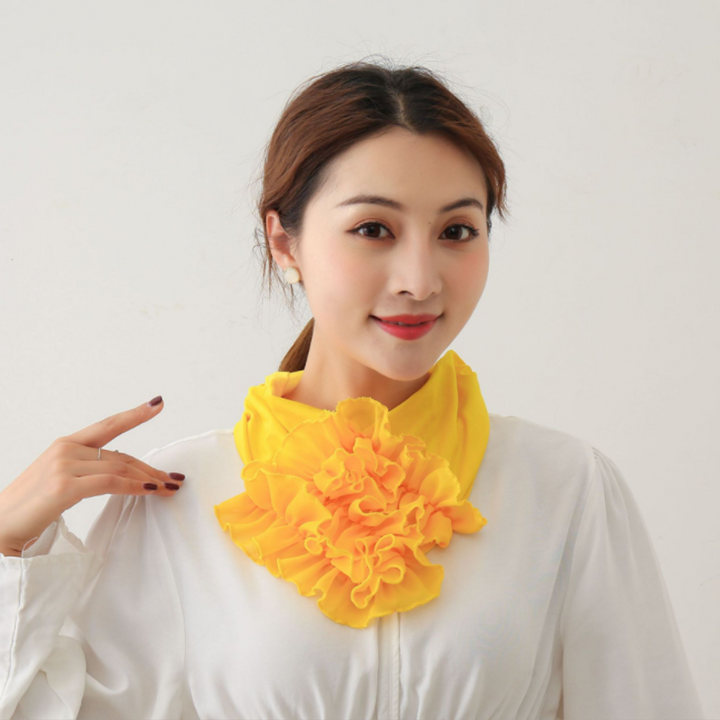 Azura | Fashion Lace Scarf Flower Collar