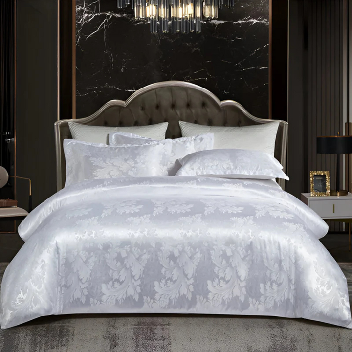 BowLift | Lovely Satin Duvet Cover with Floral Print