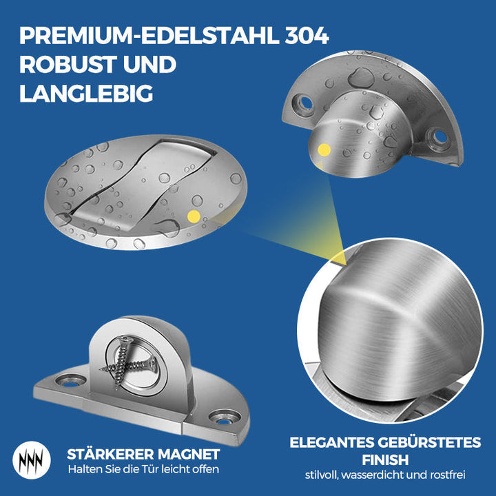 Azura | Invisible magnetic door stop made of stainless steel