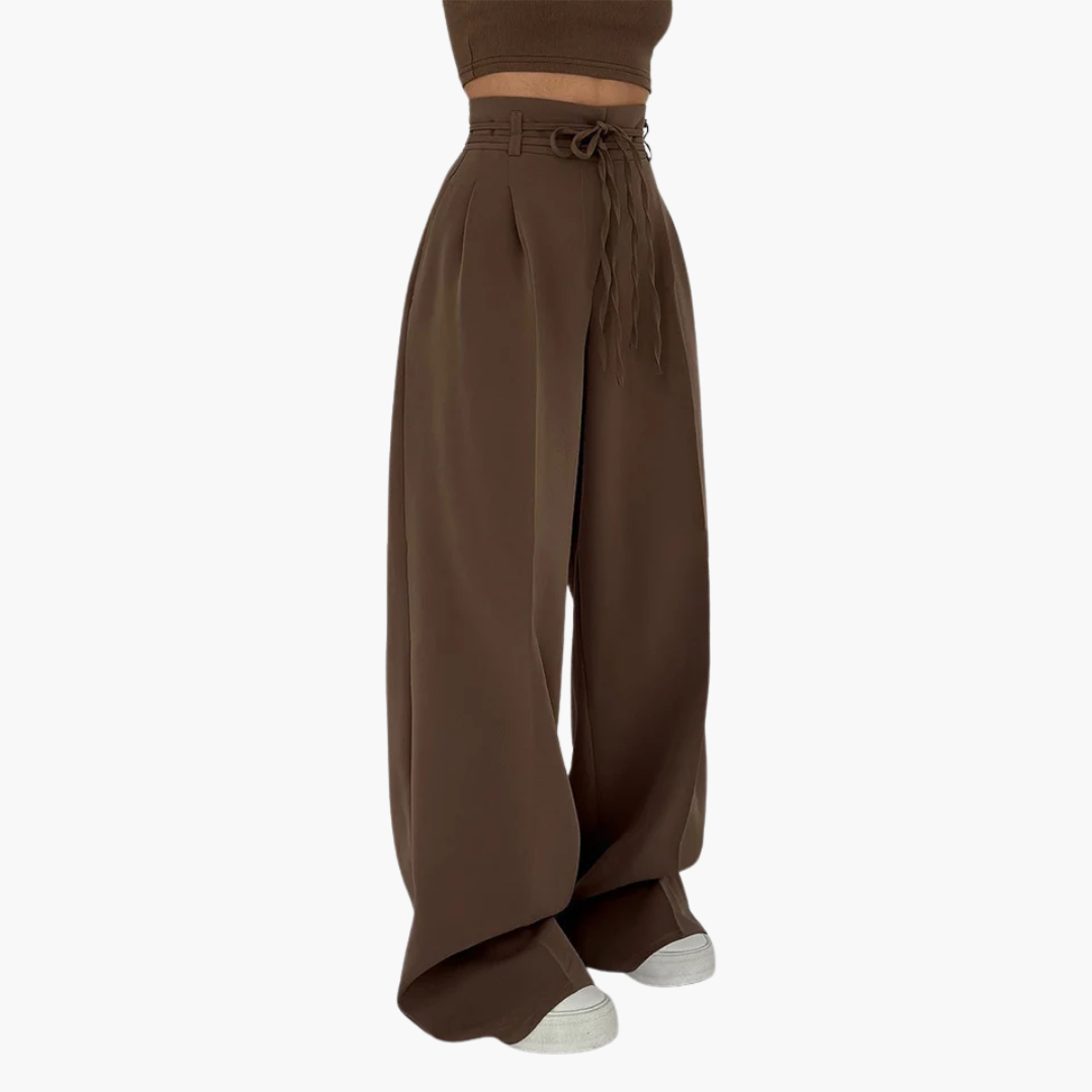 Josephine | High-Waisted Trousers with Wide Legs