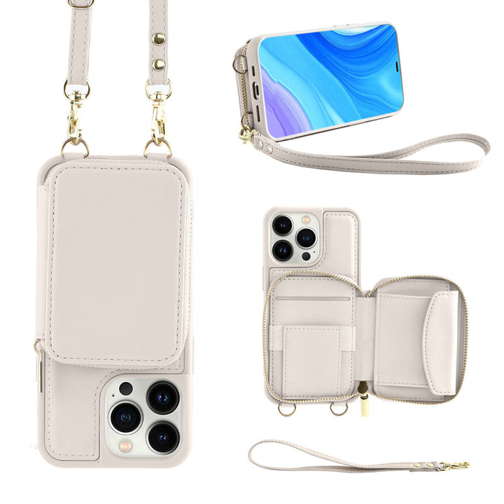 Azura | Phone case with wallet & sling, crossbody handbag