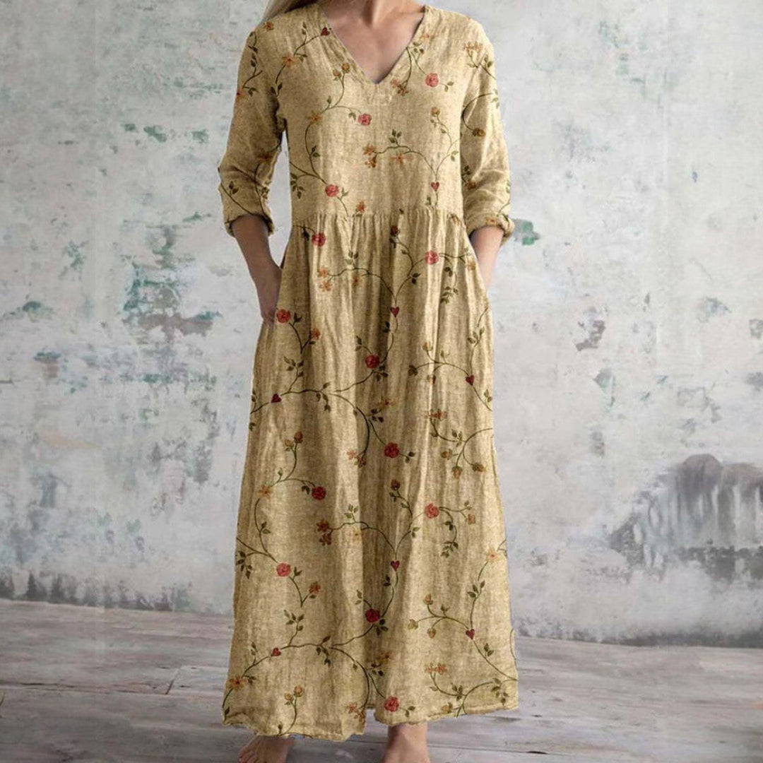 Ella – Elegant Floral Dress in Premium Quality