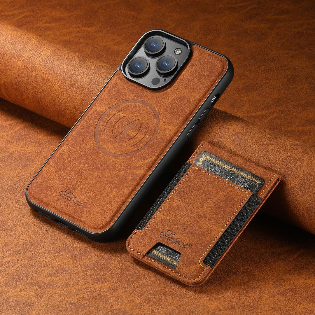 LuxLeather Case - Elegant Leather Phone Case with MagSafe Azura