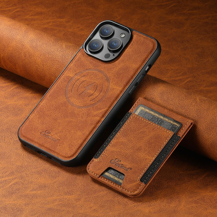 LuxLeather Case - Elegant Leather Phone Case with MagSafe Azura