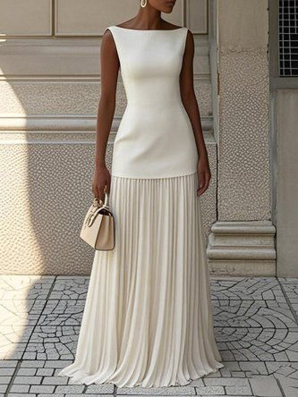 JULIET – TIMELESS ELEGANCE SLEEVELESS MAXI DRESS