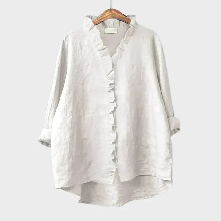 Eline | Elegant Summer Linen Blouse