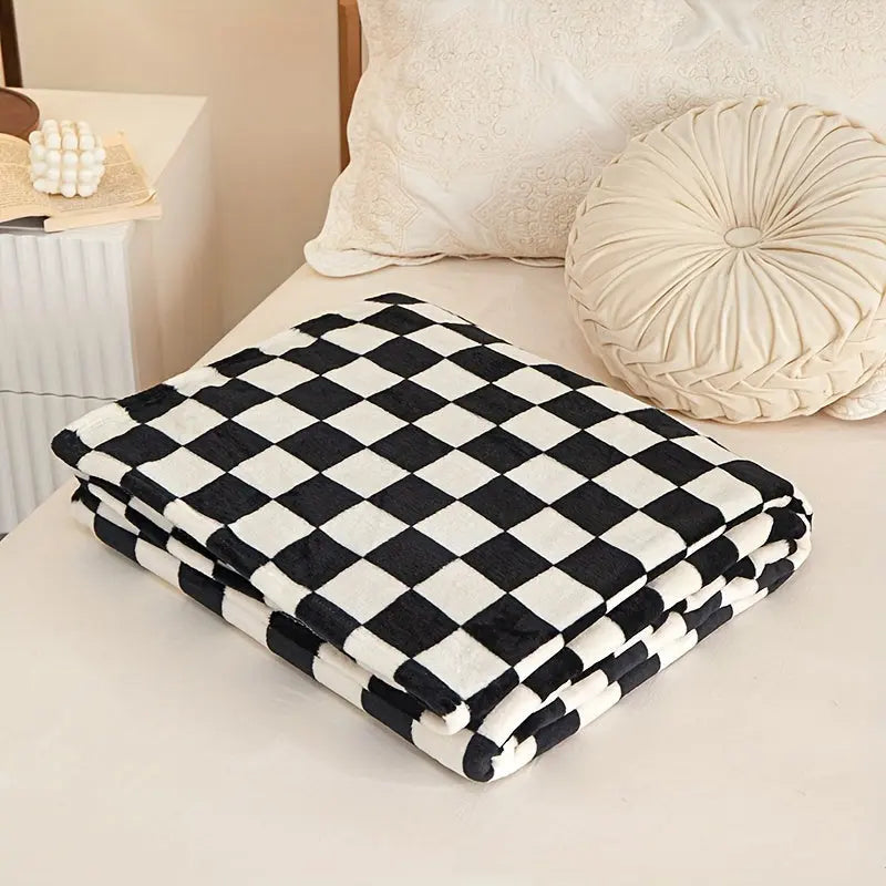 Azura | Classic Check Blanket – Soft and Warm Blanket for Sofa and Bedroom