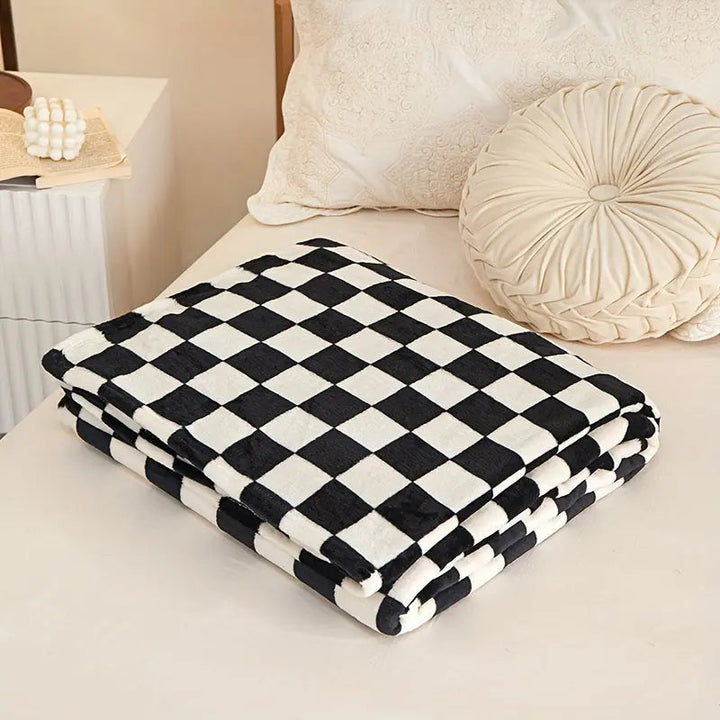 Azura | Classic Check Blanket – Soft and Warm Blanket for Sofa and Bedroom